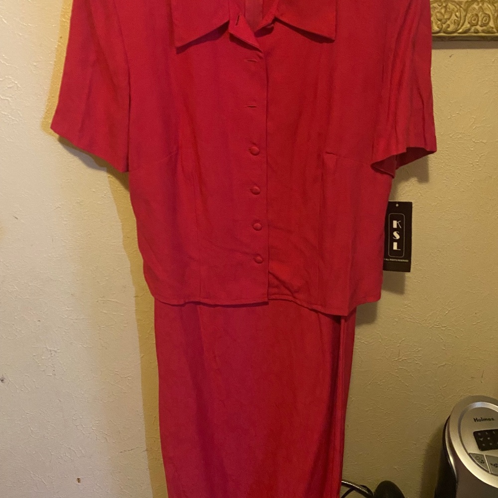 Dress with button up top